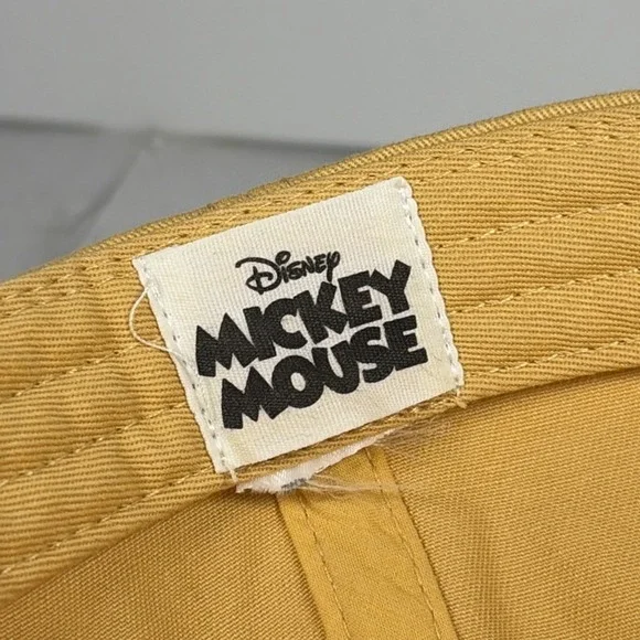 Disney Mickey Mouse & Friends Cartoon Mickey Yellow Strap Back Hat - Picture 10 of 10